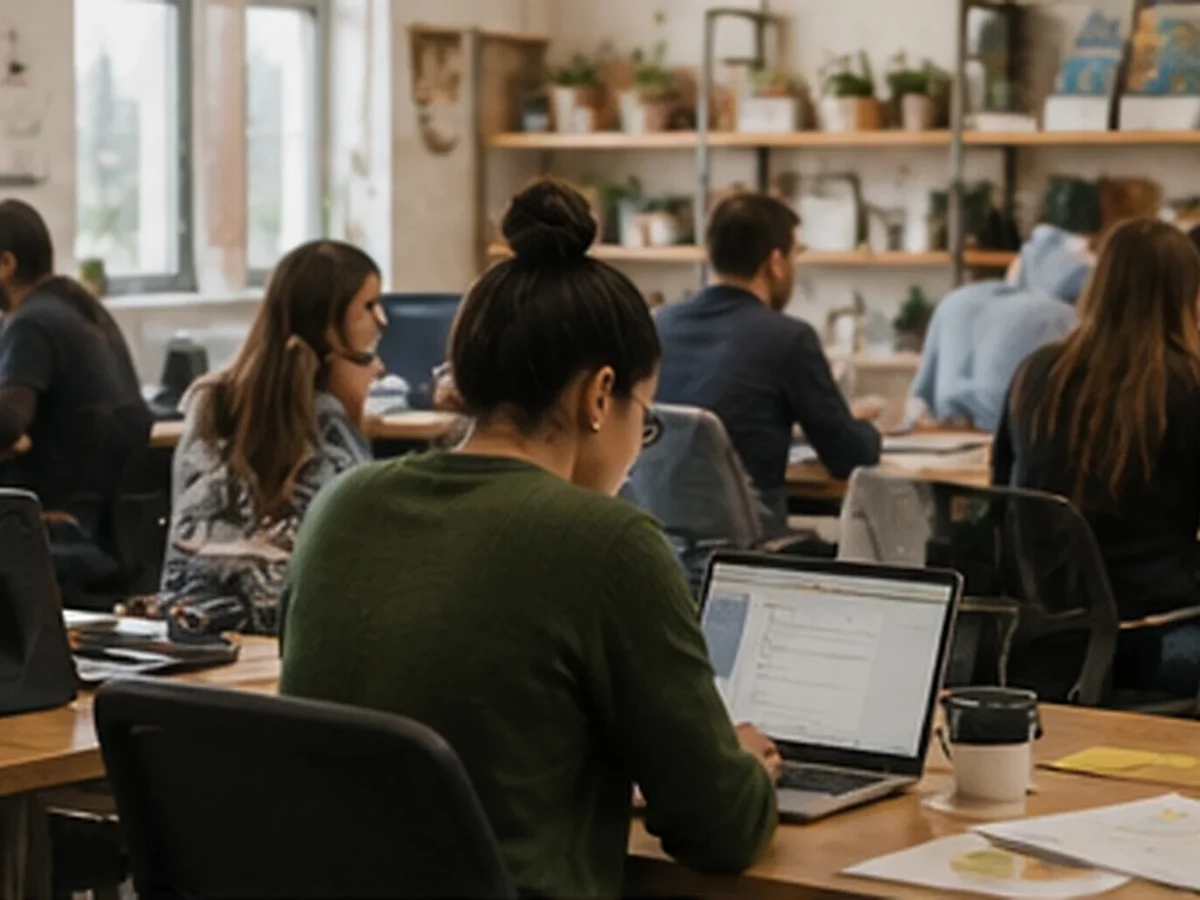 Equipo institucional colaborando alrededor de una mesa de trabajo