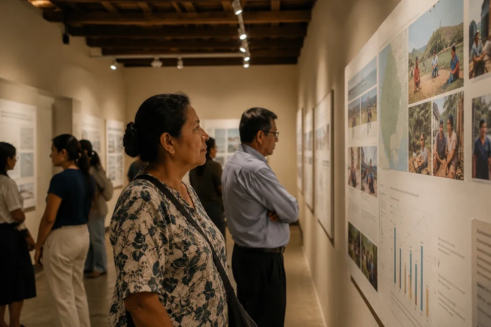 Presentación pública de resultados en un espacio cultural